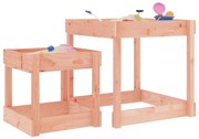 vidaXL Mesas de areia 2 pcs madeira de douglas maciça
