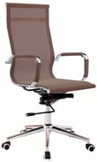 Cadeira de Escritório IGOR Executiva – Rede Marrom – 54,5x65x105~115 c