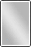 HOMCOM Espelho de Casa de Banho com Iluminação 90x60 cm Espelho Led de Parede Anti-Embaçamento 3 Cores de Luz Regulável Preto | Aosom Portugal