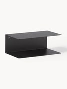 Mesa de cabeceira de parede em metal Neptun, conjunto de 2