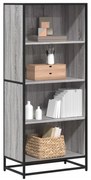vidaXL Estante 60x35x139 cm derivados de madeira cinzento sonoma