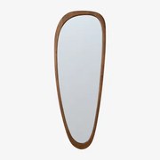 Espelho De Parede Em Madeira De Carvalho Arbidel Carvalho Escuro Castanho & 60 X 165 Cm - Sklum