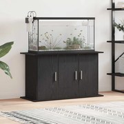 vidaXL Suporte para aquário carvalho preto 101x41x58 cm madeira projetada