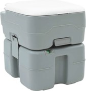 vidaXL Vaso Sanitário de Camping Cinzeto 41,5 x 36,5 x 42 cm