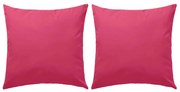 Almofadas para exterior 2 pcs 45x45 cm rosa