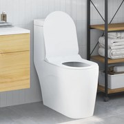 vidaXL Assento de Vaso Sanitário Branco 50 x 36,5 x 5 cm Polipropileno