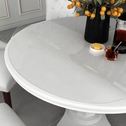 vidaXL Protetor de mesa Ø 60 cm 1,6 mm PVC transparente