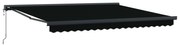 vidaXL Toldo Preto 400 x 300 x 165 cm Poliéster e Alumínio