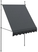 Toldo Manual Retrátil com Manivela 200x120x210-300 cm Toldo para Varan
