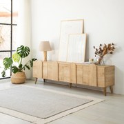 Móvel de TV “New Line” — 180x35x45 cm — Carvalho Sapphire, Design Mode