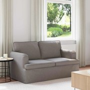 vidaXL Sofá Cinzento-acastanhado 144 x 80 x 85 cm tecido