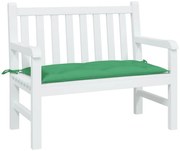 vidaXL Almofadão p/ banco de jardim 100x50x7cm tecido oxford verde