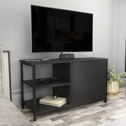 Móvel TV Muskegon – Preto Antracite – 89,6 cm x 35,3 cm x 50,8 cm