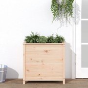 vidaXL Vaso/floreira de jardim 82,5x40x78 cm pinho maciço