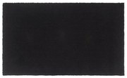 vidaXL Tapete de porta 90x150 cm fibra de coco tufada preto