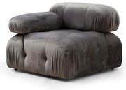 Sofá de 1 Lugar Bubble – Cinzento – 95 x 95 x 75 cm