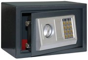 vidaXL Cofre Digital Eletrónico Cinza Escuro 31x20x20 cm Aço