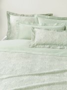 Capa de edredão em cetim de algodão com padrão floral Leticia