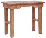 vidaXL Mesa de apoio 70x35x60 cm madeira de mogno maciça