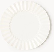 Pratos de jantar em porcelana com padrão em relevo Antonin, conjunto de 4