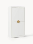 Roupeiro modular com portas de batente Denise, L 100 cm, vários tamanhos