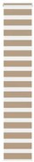 vidaXL Cortina de zebra 40x230 cm largura do tecido 35,9 cm poliéster