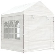 Tenda de Eventos com telhado 2,28x2,23x2,69 m polietileno branco