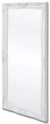vidaXL Espelho parede, estilo barroco, 120x60 cm, branco