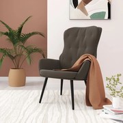 vidaXL Cadeira de descanso veludo cinzento-escuro