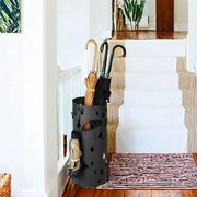 Suporte para guarda-chuvas, redondo 17 x 41 cm (Ø x A) preto