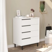 Cômoda ON17 – Branco – 74,8 cm x 95,1 cm x 44,5 cm