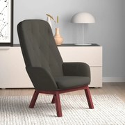 vidaXL Cadeira de descanso veludo cinzento-escuro