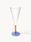 Copos de champanhe artesanais Perle, conjunto de 2