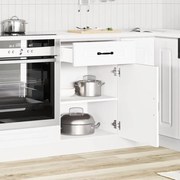 vidaXL Armário de cozinha baixo Kalmar madeira artificial branca