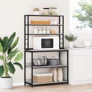 vidaXL Prateleira de Cozinha Cinza Sonoma 100 x 40 x 168 cm