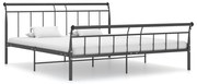 Estrutura de cama 180x200 cm metal preto