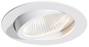 Foco embutido branco 9,5 cm incl. LED 1015 lm regulável IP65 - Gaius