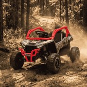 Buggy elétrico para Crianças Kawasaki 24V 4x4 TERYX KRX1000 Vermelho