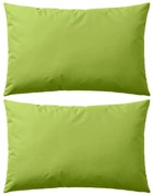 Almofadas para exterior 2 pcs 60x40 cm verde maçã