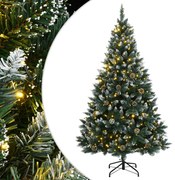 vidaXL Árvore de Natal artificial com 300 luzes LED 180 cm