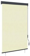 vidaXL Estore de rolo para exterior 120x250 cm creme