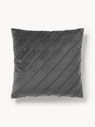 Capa de almofada em veludo com padrão estruturado Leyla