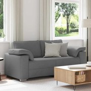 Sofá Loveseat Cinza Escuro, 140 cm, Tecido
