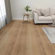 vidaXL Tábuas de soalho autoadesivas 55 pcs 5,11 m² PVC castanho