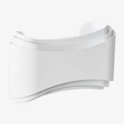 Aplique De Parede Led Para Exterior Em Alumínio Harnet Branco - Sklum