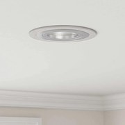 vidaXL Spotlights Embutidos 6 pcs Redondas GU10 Prata Ø91 mm