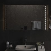 vidaXL Espelho de casa de banho com luzes LED 60x100 cm