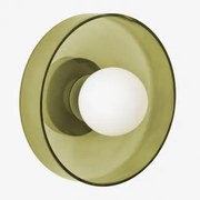 Aplique De Parede Jaxal Verde Cacto & Ø25 Cm - Sklum