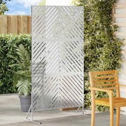 vidaXL Tela de Privacidade 100x50x180 cm em Aço Galvanizado