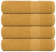 Toalhas de banho 4 pcs 100x150 cm 360 gsm 100% algodão ouro
